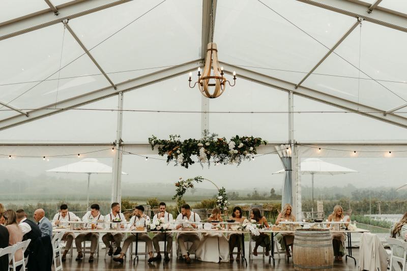 Grand decoration and styling for KWH bride Brennah's winery wedding