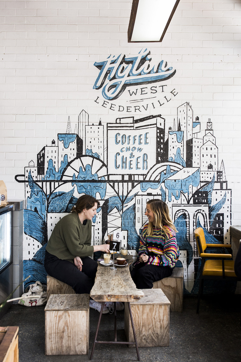 Hylin street art cafe Perth