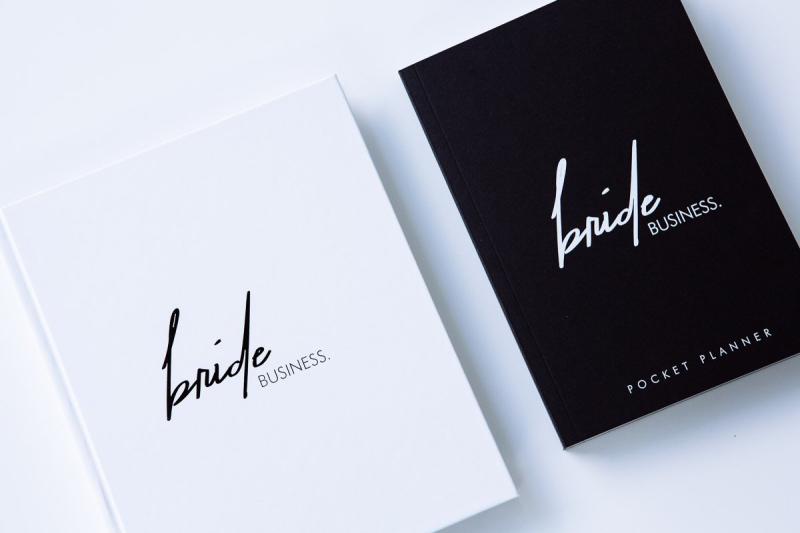 Bride business by Ivory Tribe; wedding planner book