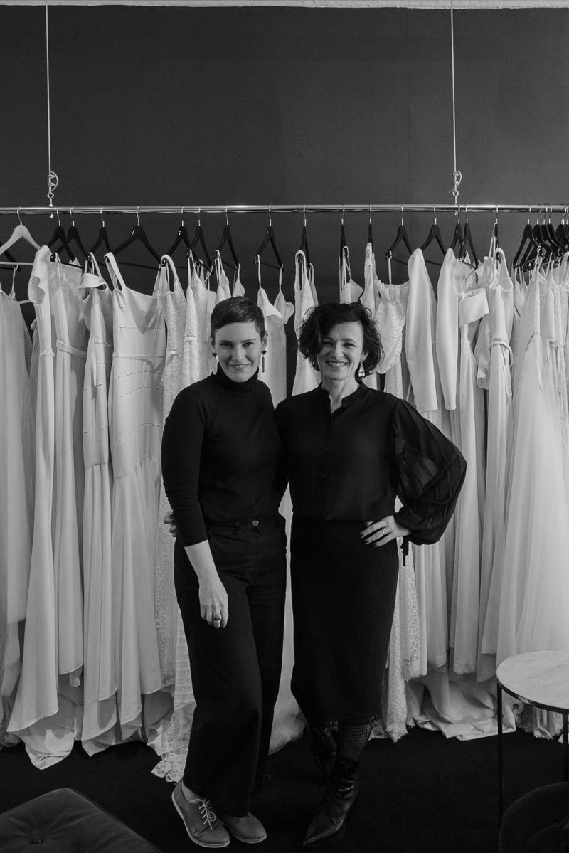 Mrs Fray and Karen in New York City Karen Willis Holmes boutique