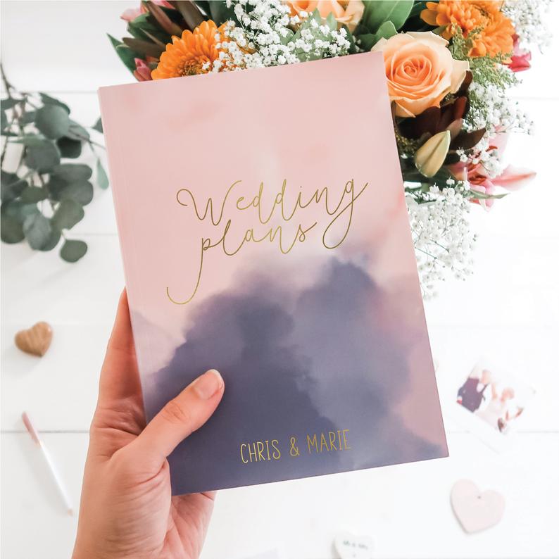 Personalised Wedding Organiser Book by TheGiftStudioCompany, perfect for the scrapbooking/visual bride