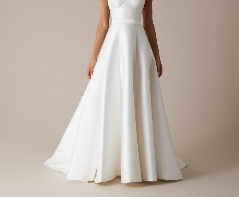 Taryn Joni  Modern ALine Wedding Dress  Karen Willis Holmes
