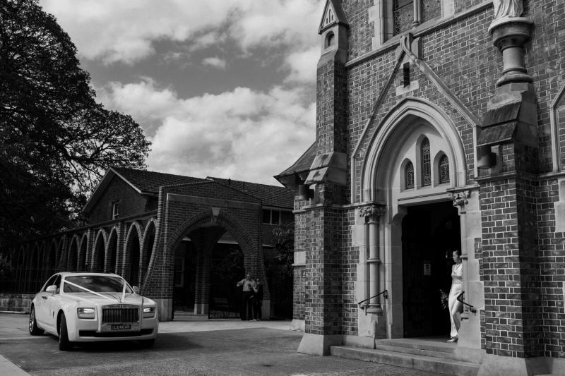 KWH real bride Sarah's catholic church venue in NSW.