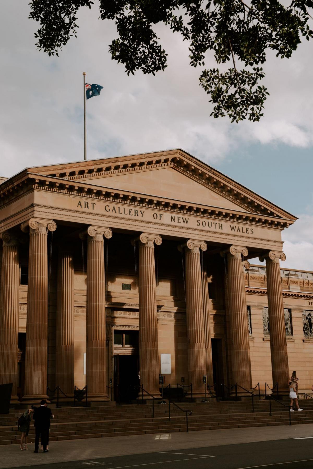 KWH real bride Sarah's reception location at the Art Gallery New South Wales.