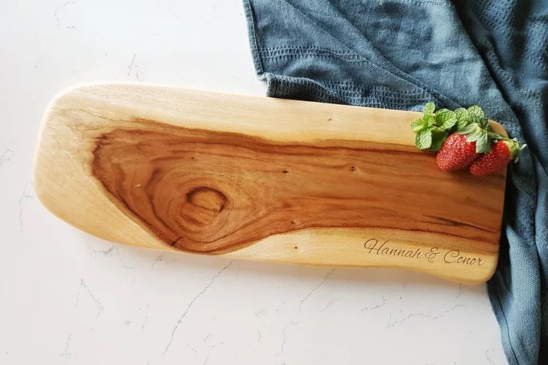 Wildfire Engraving Etsy Engraved Cheese Board natural wood gifts for bridesmaids wedding ideas bridal shower ideas Australia