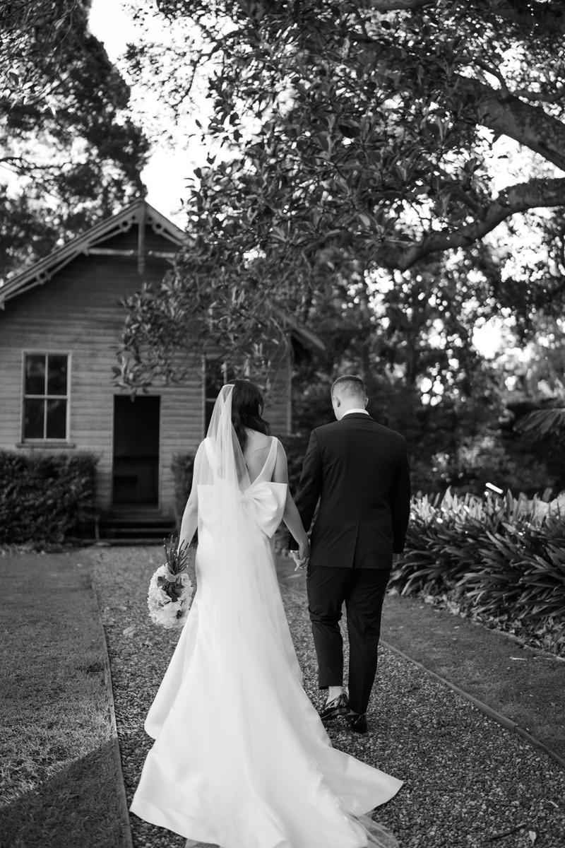 The Shelly Samantha Bridal Gown by Karen Willis Holmes-a V neck traditional dress with custom made back bow