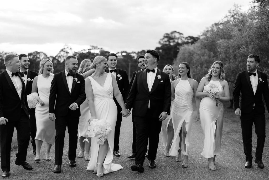 Nikki-Karen Willis Holmes- Bride Eloise is seen in the Nikki gown from the WILD HEARTS collection, which is a wedding dress that has the perfect combination of making a statement and a classic unique look.