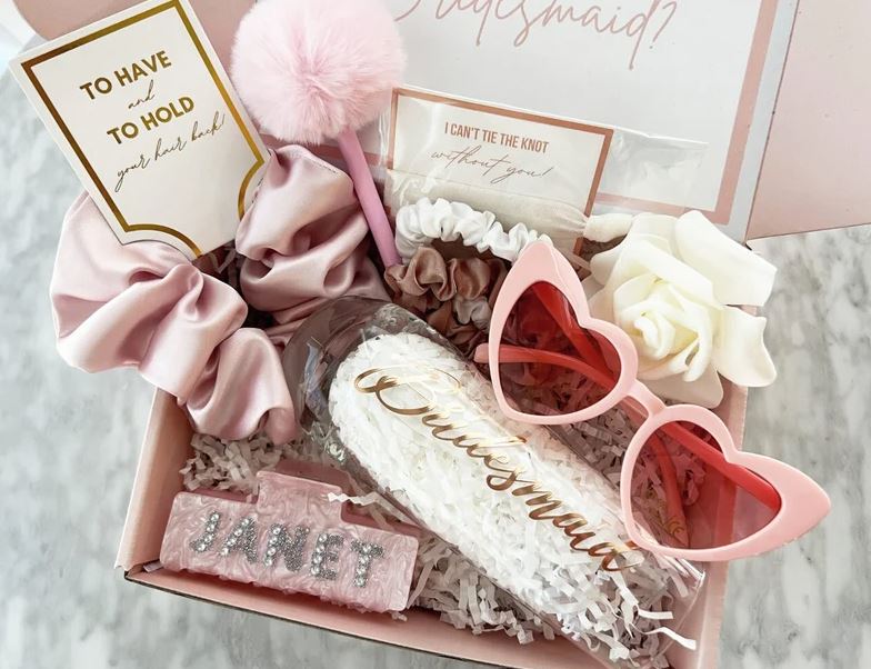 Will you be my Bridesmaid? Wooden Gift Box