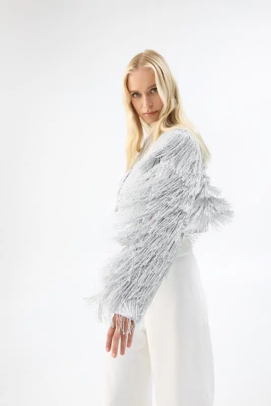 sachin and babi light blue dress Bridal Style: Revelry Launches Faux Fur Shrugs - Perfect For a Winter  Wedding