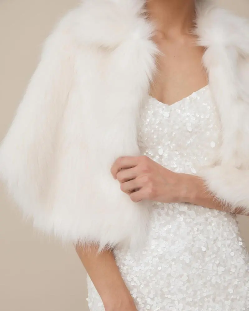 Nord Cape Bridal Fur Cape KWH Bridal x Unreal Fur