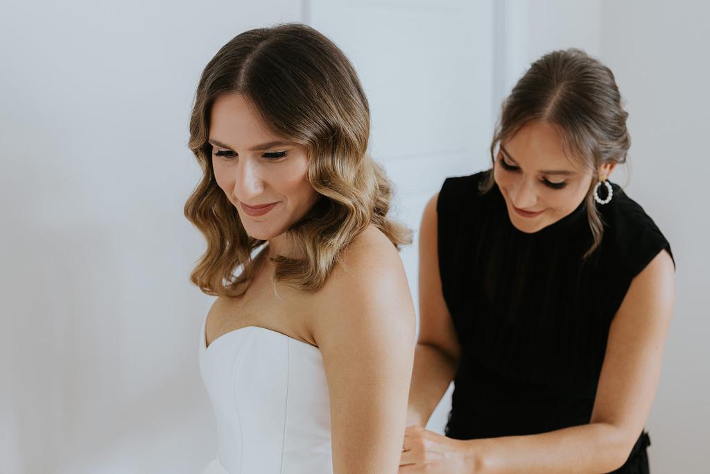 Kitty Taryn - Karen Willis Holmes - Tarryn & Ben - With the added element of stunning princess seam lines and the choice between covered buttons or lace-up ties in the back, your timeless and lovely look will be picture perfect on your big day.