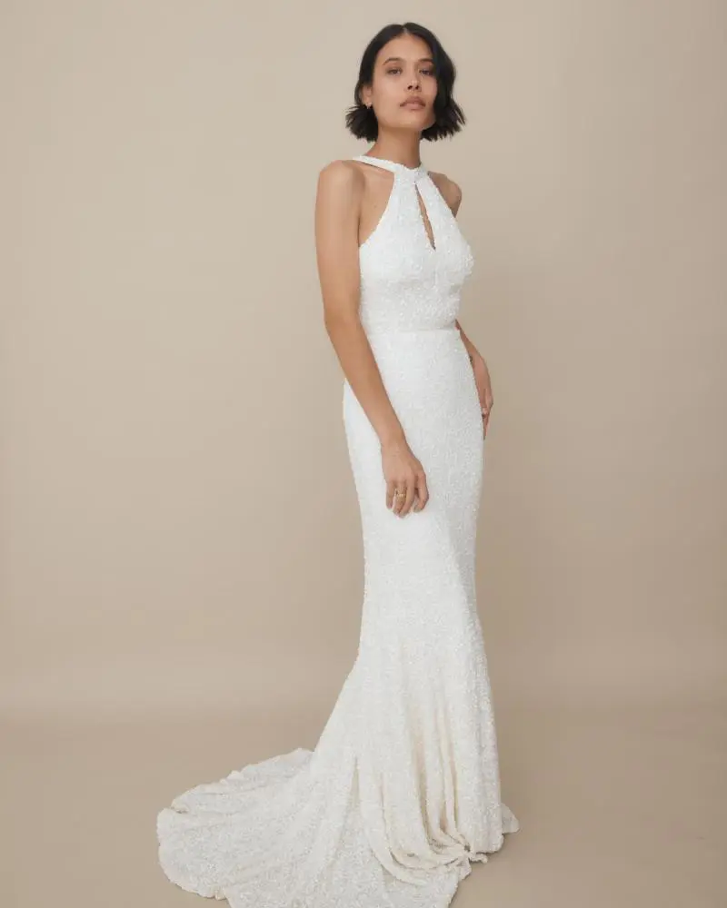 Wedding Dress Evening Dresses At Woolworths Avery Gown Beaded Halter Neck Wedding Dress KWH Bridal Wedding Dress Evening Dresses At Woolworths Avery Gown Beaded Halter Neck Wedding Dress KWH Bridal