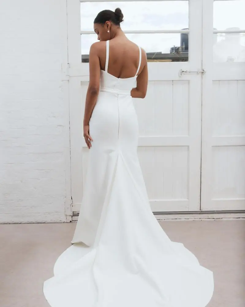 Frieda Halter Neck Wedding Dress Karen Willis Holmes