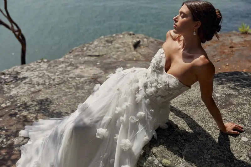 Gabriella wedding gown Karen Willis Holmes Bridal Parsley Bay Bespoke Collection 12