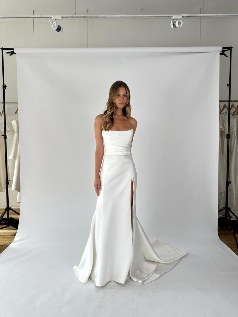 Lou Lou Betsy Wedding Dress with Side Split KWH Bridal