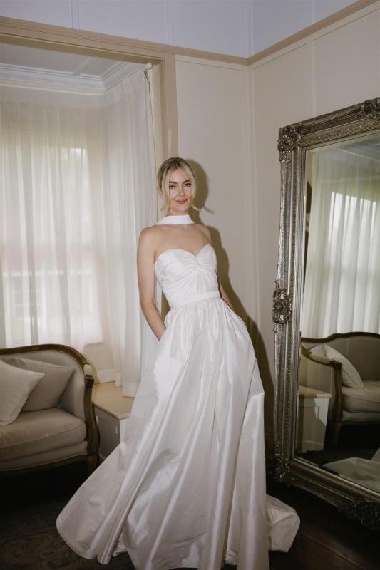 Anna wears our Madelyn Julianne gown from our Bespoke collection.