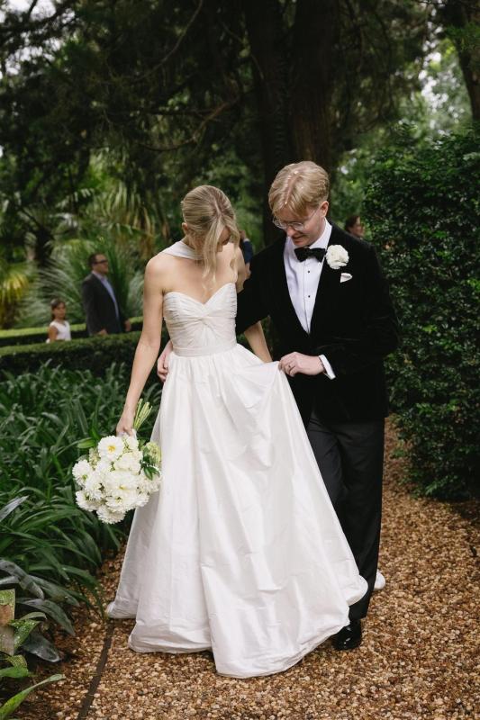 Anna wears our Madelyn Julianne gown from our Bespoke collection.