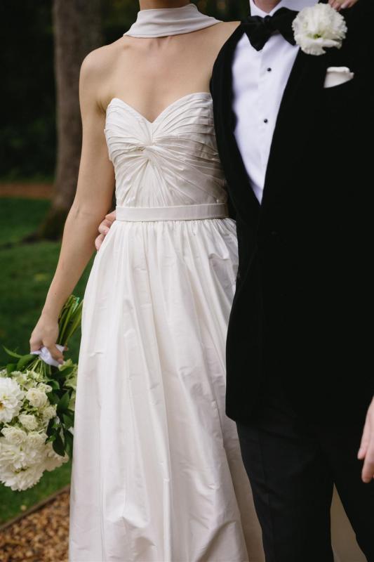 Anna wears our Madelyn Julianne gown from our Bespoke collection.