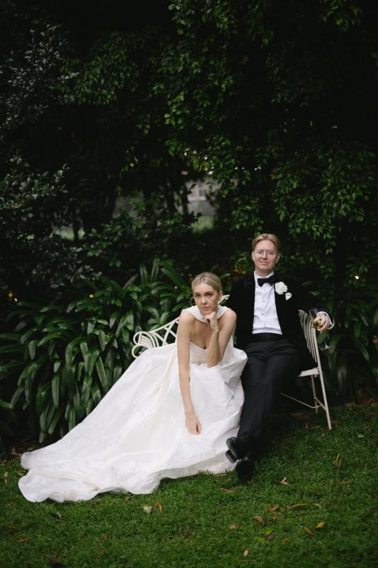 Anna wears our Madelyn Julianne gown from our Bespoke collection.