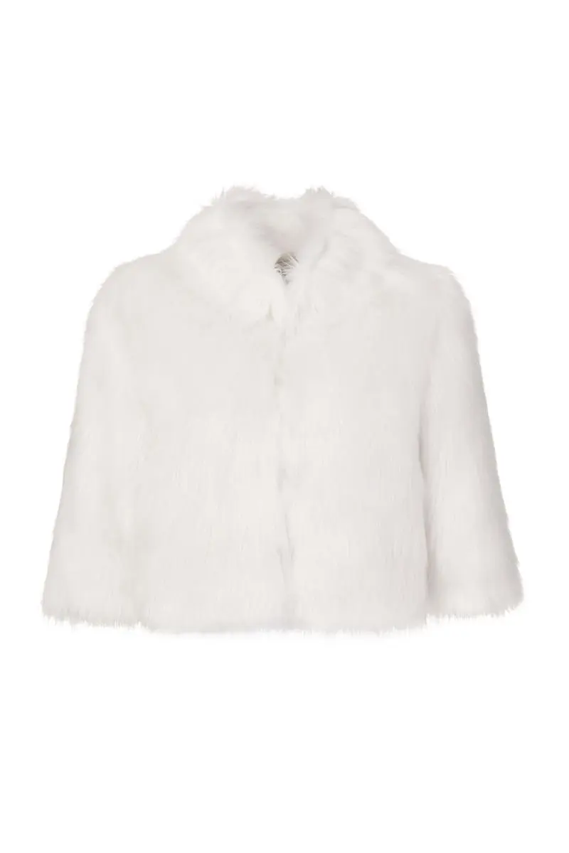tuduoms Women's Luxury Faux Fur Fluffy Coat Winter Warm Full