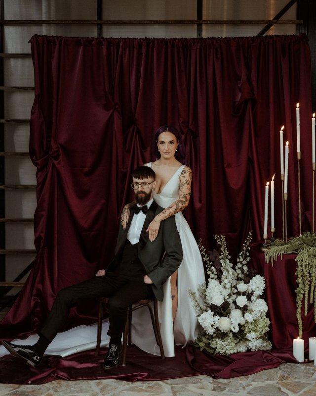 Taryn & Gianna Gown Bespoke collection - Emma & Jayden - KWH Bridal