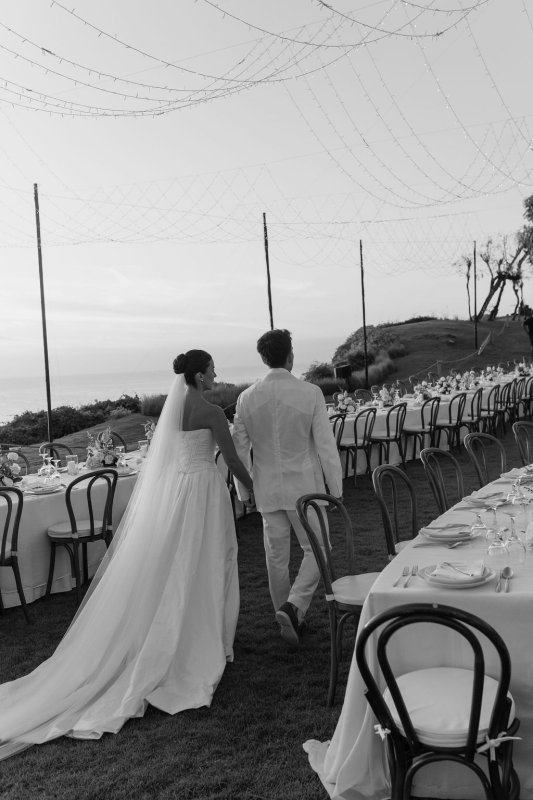 Elif & Syddarta - Madelyn Dip & Julianne- shantung silk wedding dress - KWH Bridal