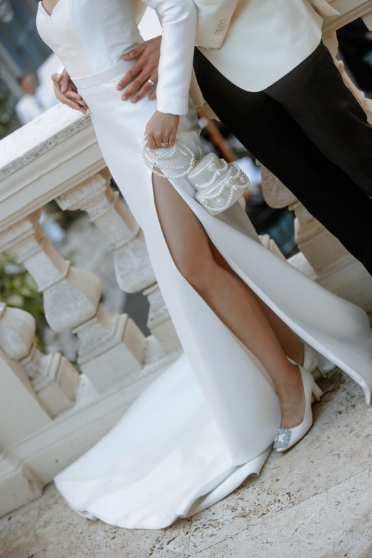 bride in her wedding gown, bridal fashion