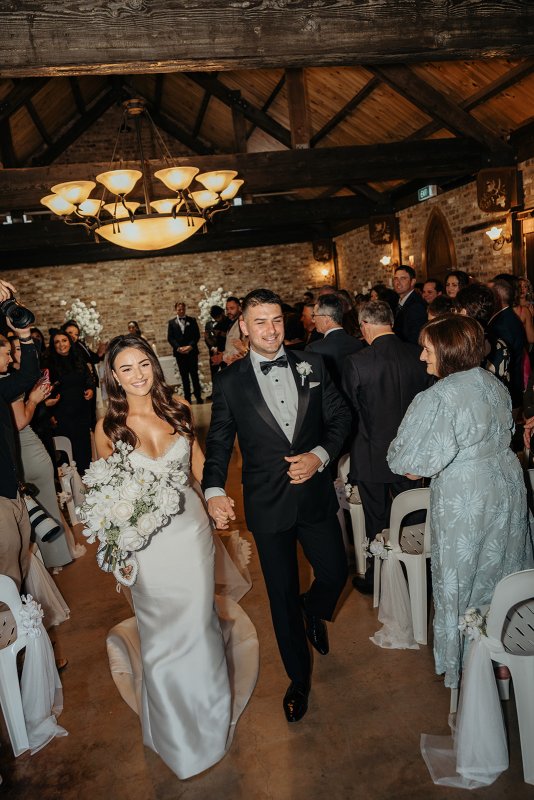 bride in her bridal/ wedding gown