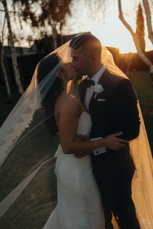bride in her bridal/ wedding gown