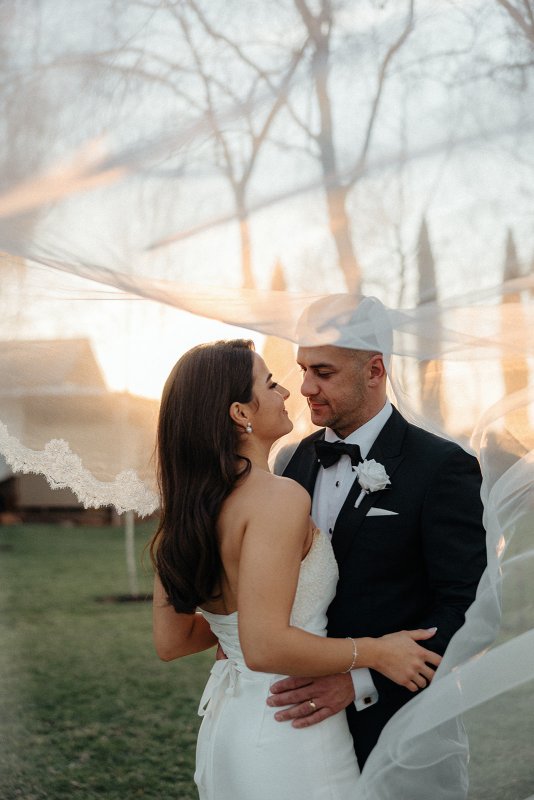 bride in her bridal/ wedding gown