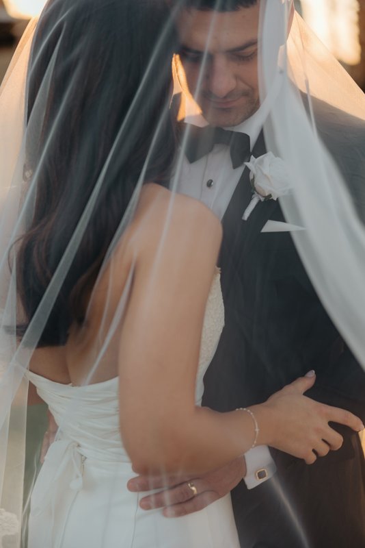 bride in her bridal/ wedding gown