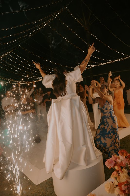 Real Bride wearing a romantic wedding dress by KWH Bridal, Karen Willis Holmes. Wedding Dresses Australia, Wedding dresses Sydney, Wedding Dresses Melbourne, Wedding dresses Brisbane