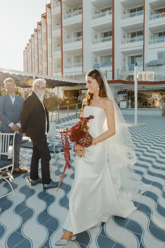 Real Bride wearing a romantic wedding dress by KWH Bridal, Karen Willis Holmes. Wedding Dresses Australia, Wedding dresses Sydney, Wedding Dresses Melbourne, Wedding dresses Brisbane
