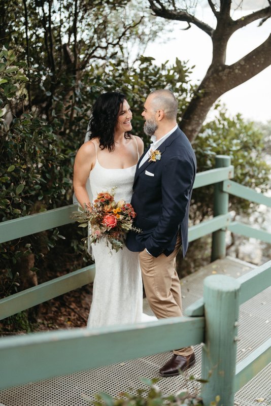 Real Bride wearing a romantic wedding dress by KWH Bridal, Karen Willis Holmes. Wedding Dresses Australia, Wedding dresses Sydney, Wedding Dresses Melbourne, Wedding dresses Brisbane