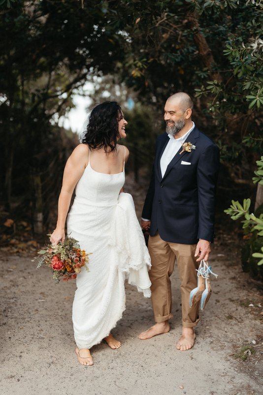 Real Bride wearing a romantic wedding dress by KWH Bridal, Karen Willis Holmes. Wedding Dresses Australia, Wedding dresses Sydney, Wedding Dresses Melbourne, Wedding dresses Brisbane