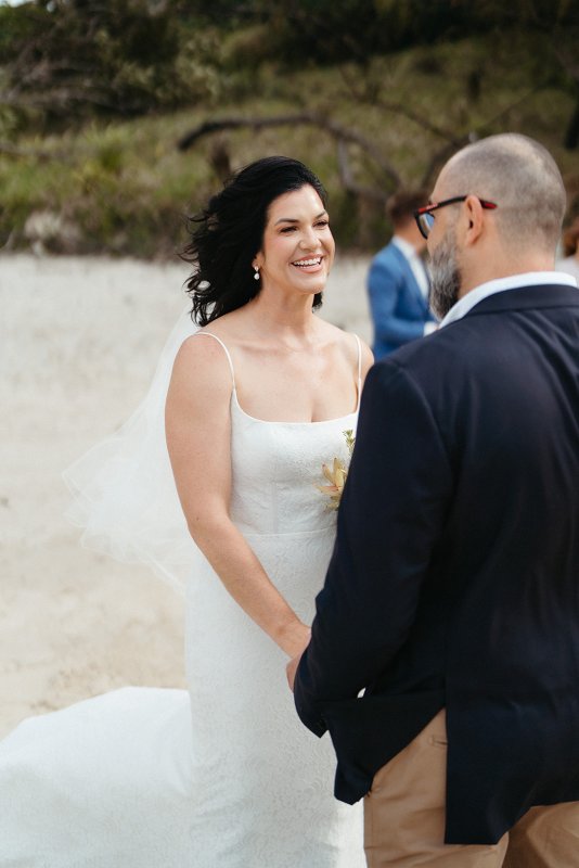 Real Bride wearing a romantic wedding dress by KWH Bridal, Karen Willis Holmes. Wedding Dresses Australia, Wedding dresses Sydney, Wedding Dresses Melbourne, Wedding dresses Brisbane