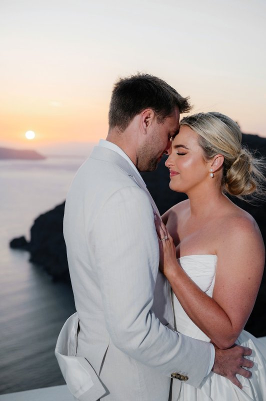 Real Bride wearing a romantic wedding dress by KWH Bridal, Karen Willis Holmes. Wedding Dresses Australia, Wedding dresses Sydney, Wedding Dresses Melbourne, Wedding dresses Brisbane
