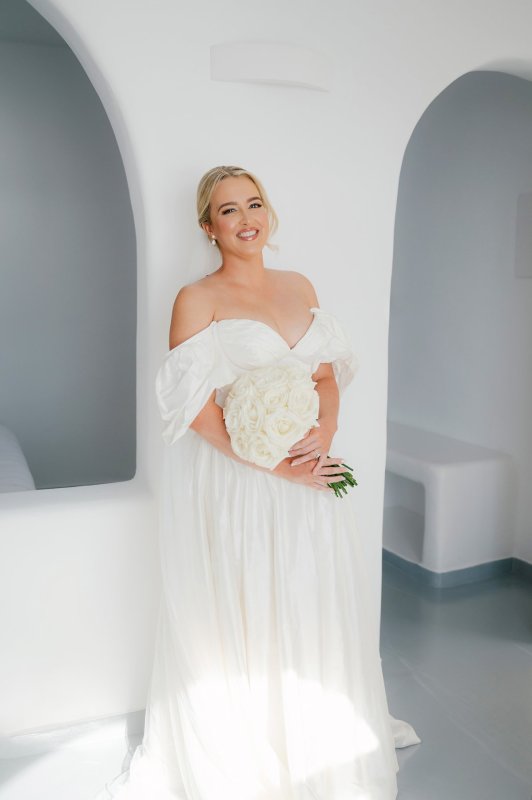 Real Bride wearing a romantic wedding dress by KWH Bridal, Karen Willis Holmes. Wedding Dresses Australia, Wedding dresses Sydney, Wedding Dresses Melbourne, Wedding dresses Brisbane