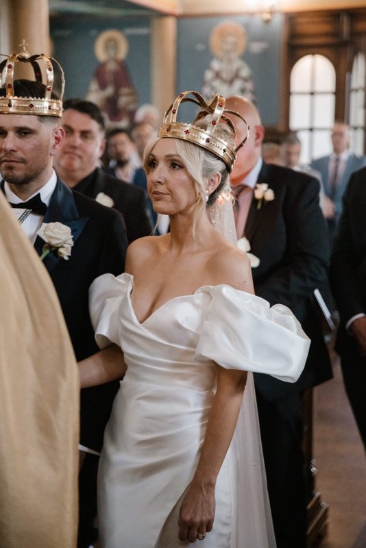 Real Bride wearing a romantic wedding dress by KWH Bridal, Karen Willis Holmes. Wedding Dresses Australia, Wedding dresses Sydney, Wedding Dresses Melbourne, Wedding dresses Brisbane