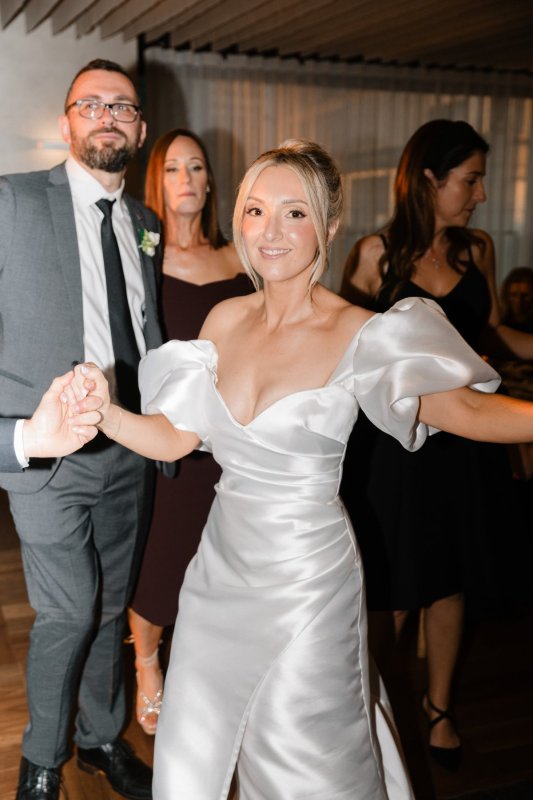 Real Bride wearing a romantic wedding dress by KWH Bridal, Karen Willis Holmes. Wedding Dresses Australia, Wedding dresses Sydney, Wedding Dresses Melbourne, Wedding dresses Brisbane