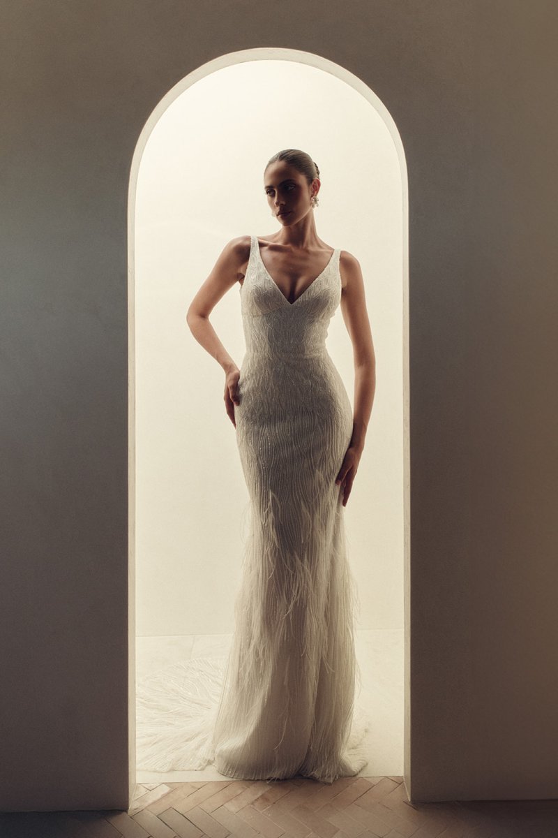 Beaded wedding gown KWH Bridal, Karen Willis Holmes Wedding Dresses Australia