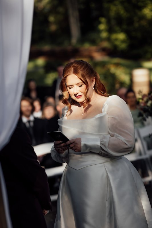 Real Bride wearing a romantic wedding dress by KWH Bridal, Karen Willis Holmes. Wedding Dresses Australia, Wedding dresses Sydney, Wedding Dresses Melbourne, Wedding dresses Brisbane