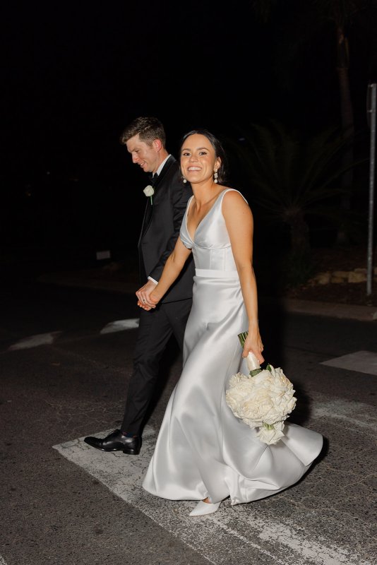 Real Bride wearing a romantic wedding dress by KWH Bridal, Karen Willis Holmes. Wedding Dresses Australia, Wedding dresses Sydney, Wedding Dresses Melbourne, Wedding dresses Brisbane