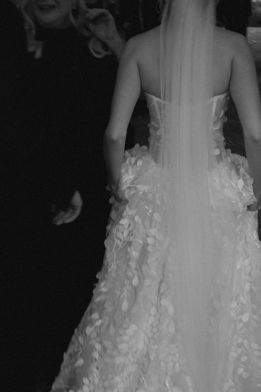 Real Bride wearing a romantic wedding dress by KWH Bridal, Karen Willis Holmes. Wedding Dresses Australia, Wedding dresses Sydney, Wedding Dresses Melbourne, Wedding dresses Brisbane