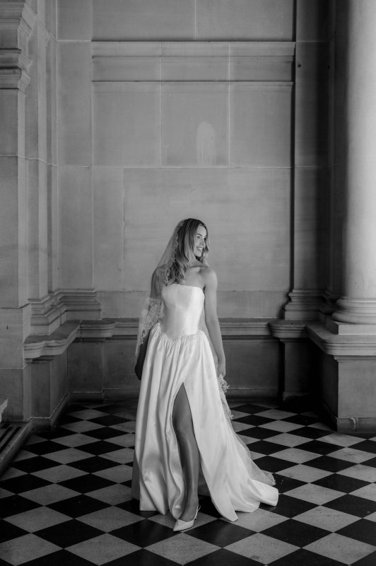 Real Bride wearing a romantic wedding dress by KWH Bridal, Karen Willis Holmes. Wedding Dresses Australia, Wedding dresses Sydney, Wedding Dresses Melbourne, Wedding dresses Brisbane