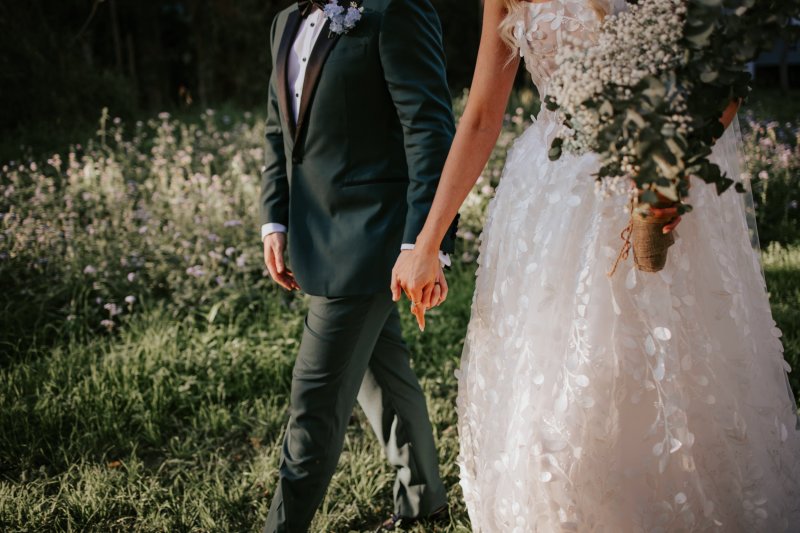 Real Bride wearing a romantic wedding dress by KWH Bridal, Karen Willis Holmes. Wedding Dresses Australia, Wedding dresses Sydney, Wedding Dresses Melbourne, Wedding dresses Brisbane