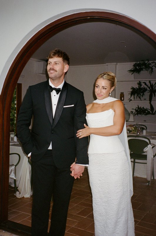 Real Bride wearing a romantic wedding dress by KWH Bridal, Karen Willis Holmes. Wedding Dresses Australia, Wedding dresses Sydney, Wedding Dresses Melbourne, Wedding dresses Brisbane