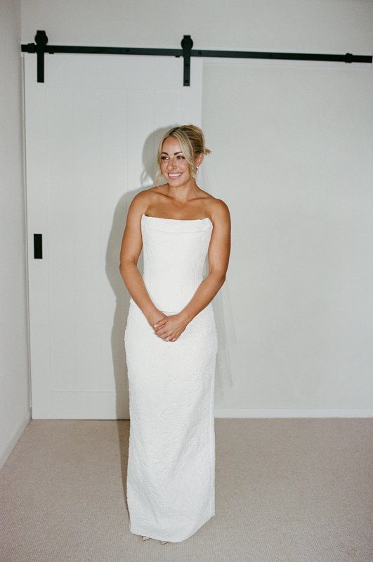 Real Bride wearing a romantic wedding dress by KWH Bridal, Karen Willis Holmes. Wedding Dresses Australia, Wedding dresses Sydney, Wedding Dresses Melbourne, Wedding dresses Brisbane