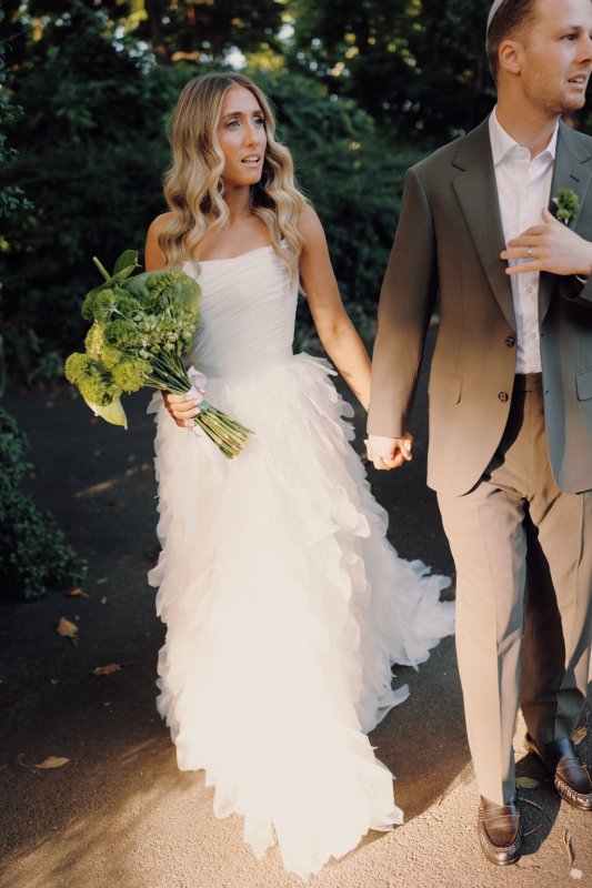 Real Bride wearing a romantic wedding dress by KWH Bridal, Karen Willis Holmes. Wedding Dresses Australia, Wedding dresses Sydney, Wedding Dresses Melbourne, Wedding dresses Brisbane