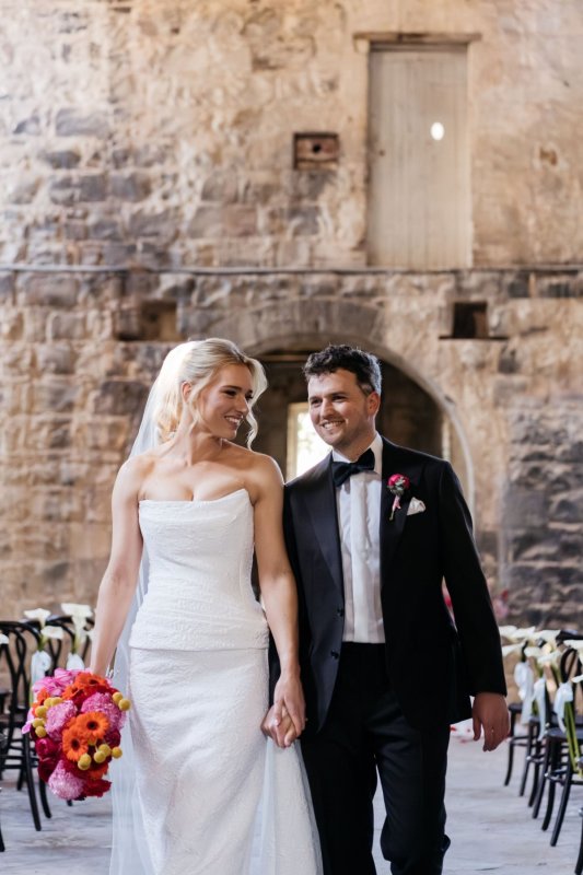 Real Bride wearing a romantic wedding dress by KWH Bridal, Karen Willis Holmes. Wedding Dresses Australia, Wedding dresses Sydney, Wedding Dresses Melbourne, Wedding dresses Brisbane